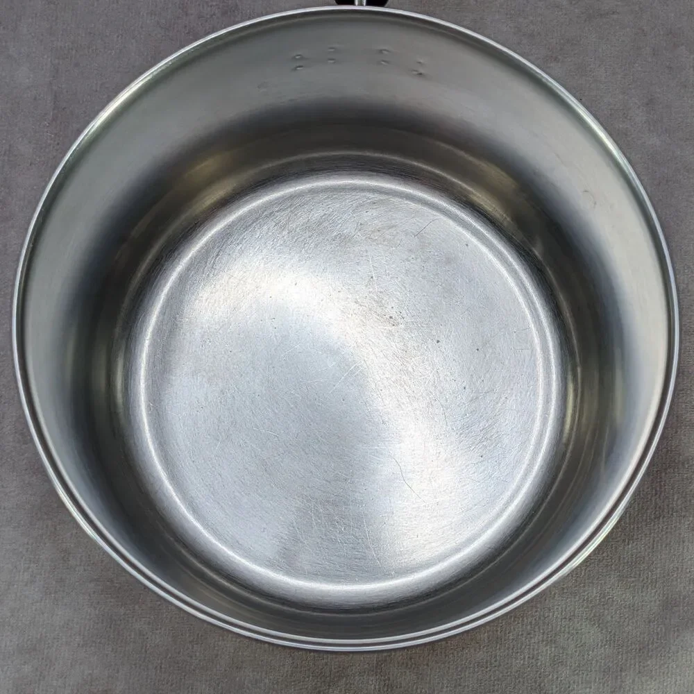 Revere Ware 2 Qt Copper Clad Stainless Saucepan Pot With Lid Clinton ILL 1801
